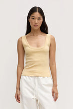 Load image into Gallery viewer, Paulina Scoop Tank-Chamomile