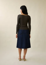 Load image into Gallery viewer, Ballerine Long Sleeve Top-Dark Pewter