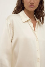 Load image into Gallery viewer, Pippa Silk Long Sleeved Shirt-Cream