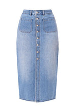Load image into Gallery viewer, Sailor Skirt-Mid Vintage Blue