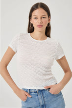 Load image into Gallery viewer, Daisy Lace Tee-Vint Wht