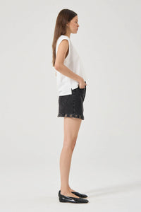 Muscle Tank-Vintage White
