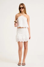 Load image into Gallery viewer, Darling Rhythm Mini Skirt-White