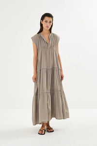 Lorita Dress-Pearl Grey