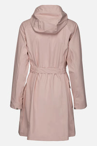 Light Trench Raincoat-Adobe Rose