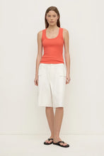 Load image into Gallery viewer, Robyn Scoop Neck Rib Tank-Dahlia