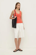 Load image into Gallery viewer, Robyn Scoop Neck Rib Tank-Dahlia