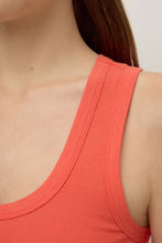 Load image into Gallery viewer, Robyn Scoop Neck Rib Tank-Dahlia