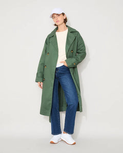 Trench Coat-Sage