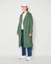 Load image into Gallery viewer, Trench Coat-Sage