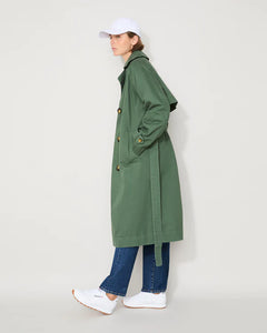 Trench Coat-Sage