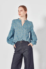 Load image into Gallery viewer, Lantern Blouse-Azure Liberty Print