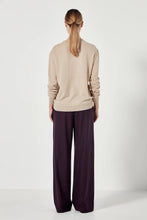 Load image into Gallery viewer, Cashmere Crew-Biscuit Melange