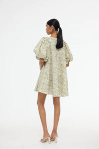 Palm Mini Dress-Flora Bloom