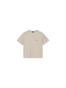 Proud Contour Tee-Beige Melange
