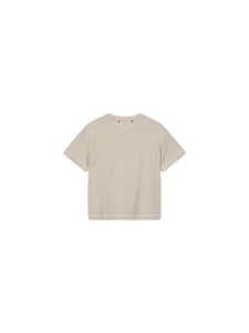 Proud Contour Tee-Beige Melange