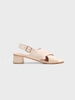 Multi Strap Heel Sandals-Ecru