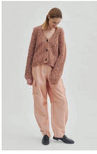 Load image into Gallery viewer, Filippi Knit Cardigan-Cafe Creme