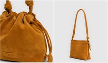 Load image into Gallery viewer, Gather Crossbody Leather-Dark Yellow