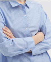 Load image into Gallery viewer, Striped Shirt-Intense Blue