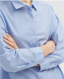 Striped Shirt-Intense Blue