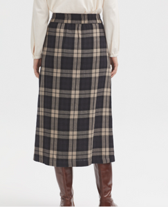 Cotton Plaid Fabric Skirt