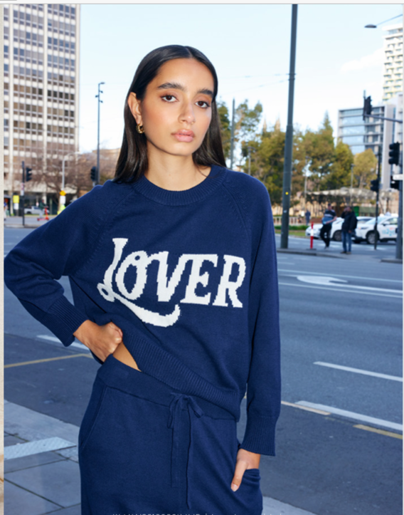 Lover Jumper-Indigo