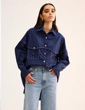 Load image into Gallery viewer, Ashley Shirt-Indigo