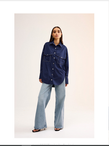 Ashley Shirt-Indigo