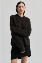 Load image into Gallery viewer, Brook Knit Rib Cardigan-Mulch