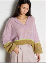 Load image into Gallery viewer, Diya Hoodie-Daybreak Stripe