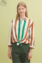 Load image into Gallery viewer, Multi-stripe Shirt-Ecru