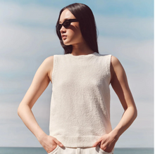 Load image into Gallery viewer, Palma Knit Vest-Cream