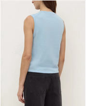 Load image into Gallery viewer, Helena Cotton Cashmere Vest-Salt