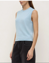 Load image into Gallery viewer, Helena Cotton Cashmere Vest-Salt