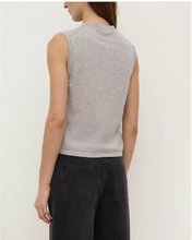 Load image into Gallery viewer, Helena Cotton Cashmere Vest-Grey Marle