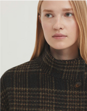 Load image into Gallery viewer, Plaid Wool Mix Jacket-Dark Grey