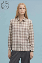 Load image into Gallery viewer, Linear Check Shirt-Chestnut