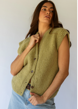 Load image into Gallery viewer, Button Vest_Harvest Green