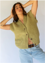 Load image into Gallery viewer, Button Vest_Harvest Green