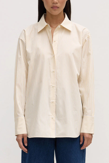 Signature Poplin Shirt Chamomile/White