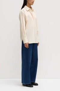Signature Poplin Shirt Chamomile/White