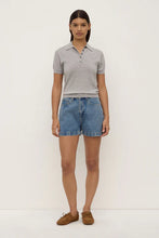 Load image into Gallery viewer, Sloane Cotton Cashmere Polo-Grey Marle