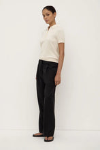 Load image into Gallery viewer, Sloane Cotton Cashmere Polo-Cream