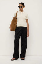 Load image into Gallery viewer, Sloane Cotton Cashmere Polo-Cream
