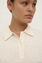 Load image into Gallery viewer, Sloane Cotton Cashmere Polo-Cream