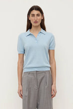 Load image into Gallery viewer, Sloane Cotton Cashmere Polo-Salt