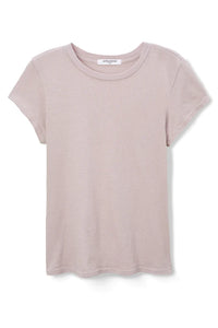 Sheryl Recycled Cotton Baby Tee-Brushed Lilac