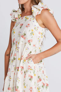 Zig Ruffle Dress-Summer Haven
