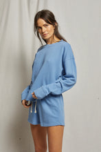 Load image into Gallery viewer, Tyler-French Terry Pullover Sweatshirt-Carolina Blue